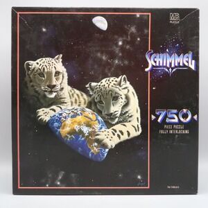 Schimmel 750 Piece Puzzle Siegfried Roy White Tigers‎ Vintage 90s Sealed